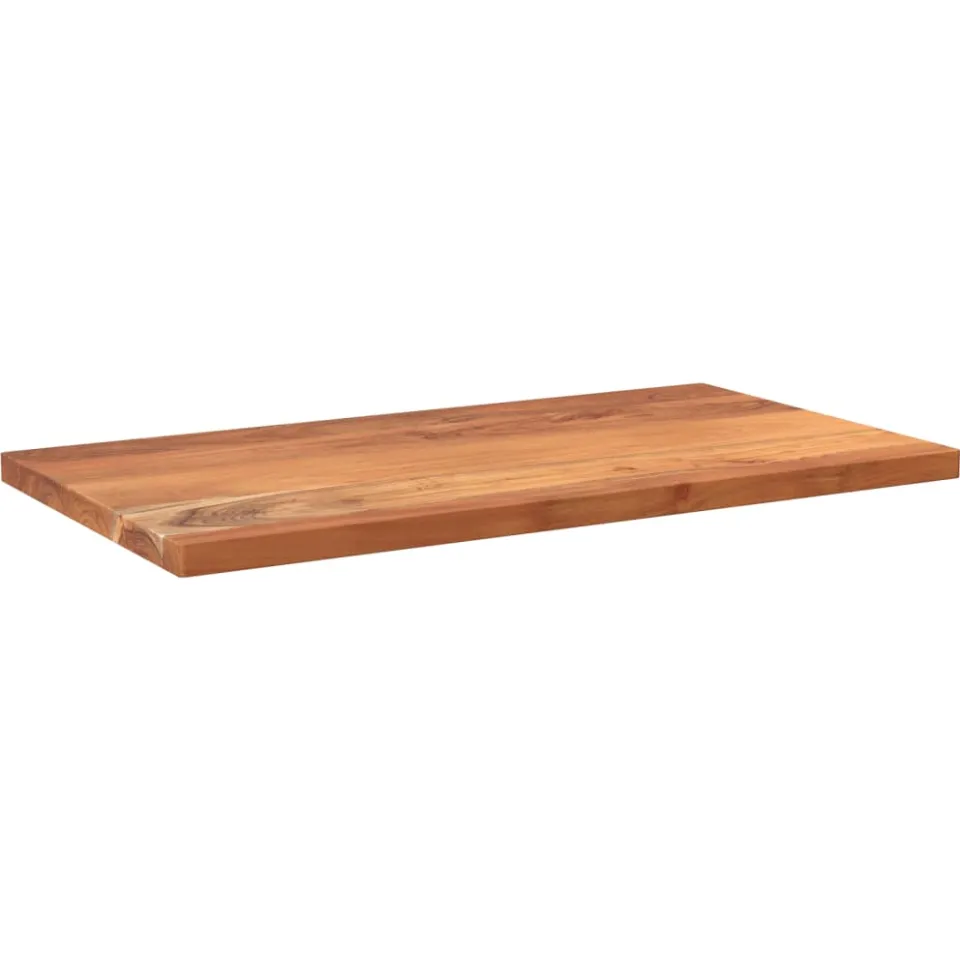 vidaXL Tafelblad rechthoekig 100x60x2,5 cm massief acaciahout Bruin
