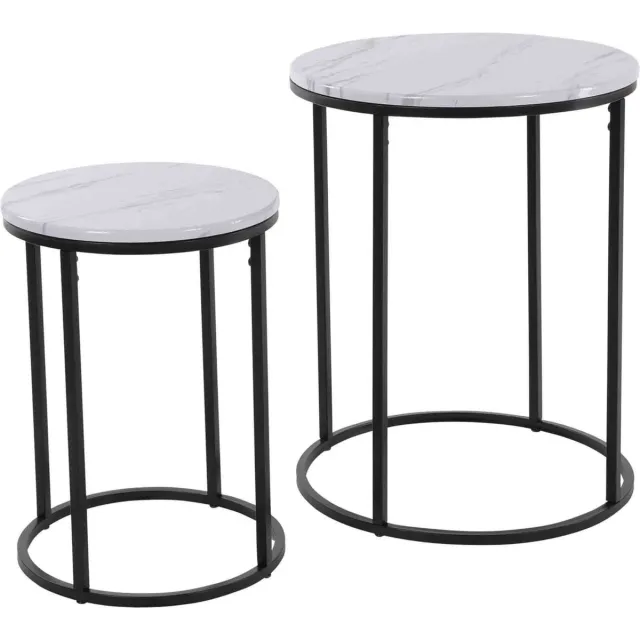 H&S - Collection - Bijzettafelset - 2 - st - wit