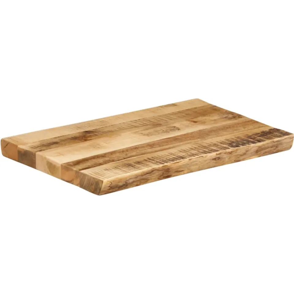 vidaXL Tafelblad met natuurlijke rand 60x40x3,8 cm massief mangohout bruin, foto 2