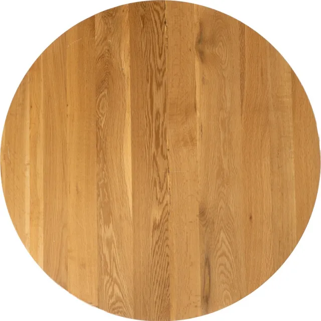 Bronx71 Tafelblad Sven rond eikenhout Ø80 cm Bruin