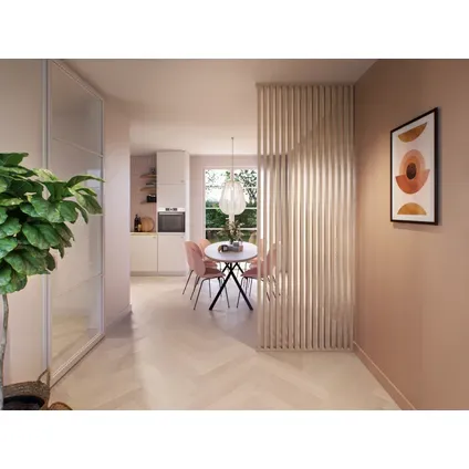 CanDo Decowall Roomdivider Spijl - Natuur Eiken - 270cm - 30x50mm - 4 Stuks Bruin