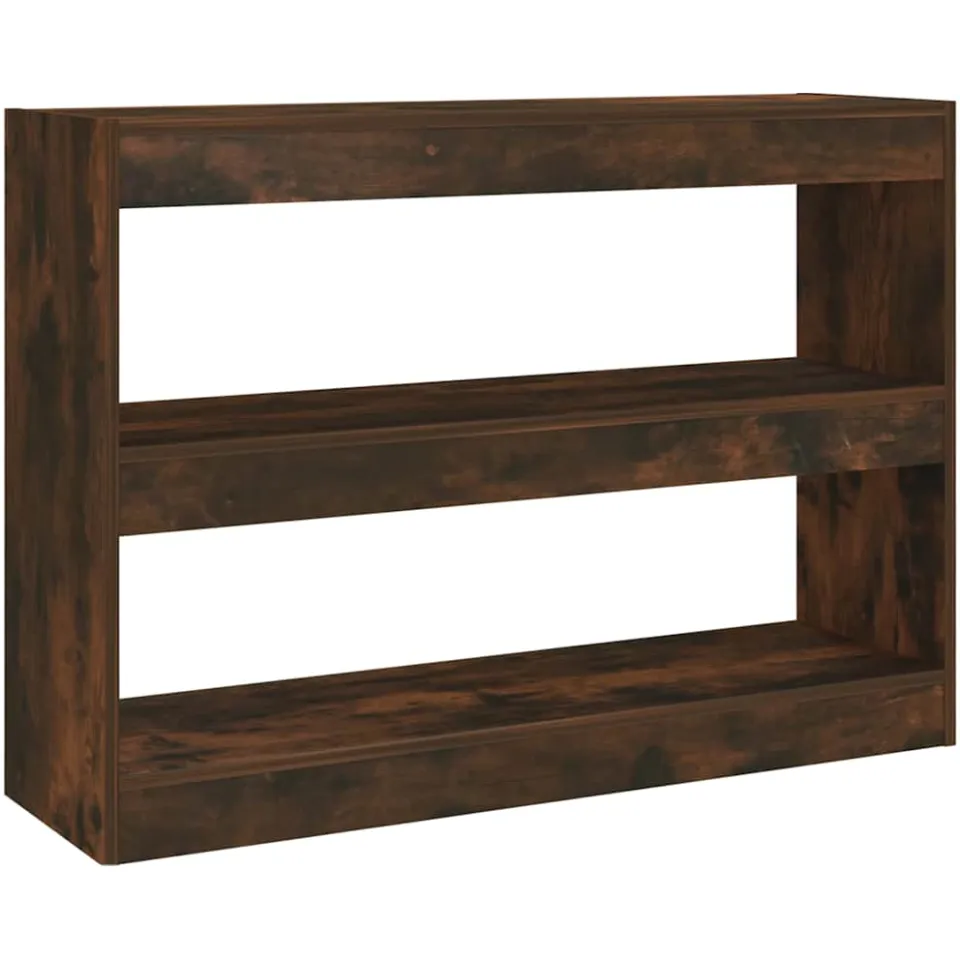 vidaXL Boekenkast/kamerscherm 100x30x72 cm gerookt eikenkleur Bruin