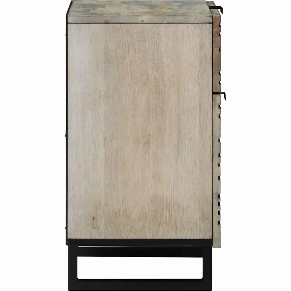 vidaXL Nachtkastje Wit 50 x 33 x 60 cm Bewerkt hout, foto 4