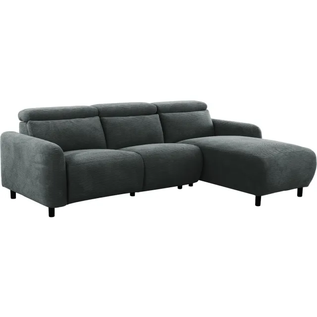Notio Living Skaane-3Zits - Relax Rechts Elec. - Antraciet Grijs