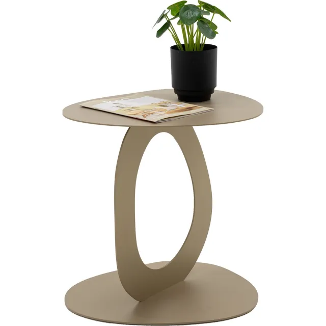 Spinder Design Spinder x Eva van de Ven bijzettafel Alto - Champagne - Staal