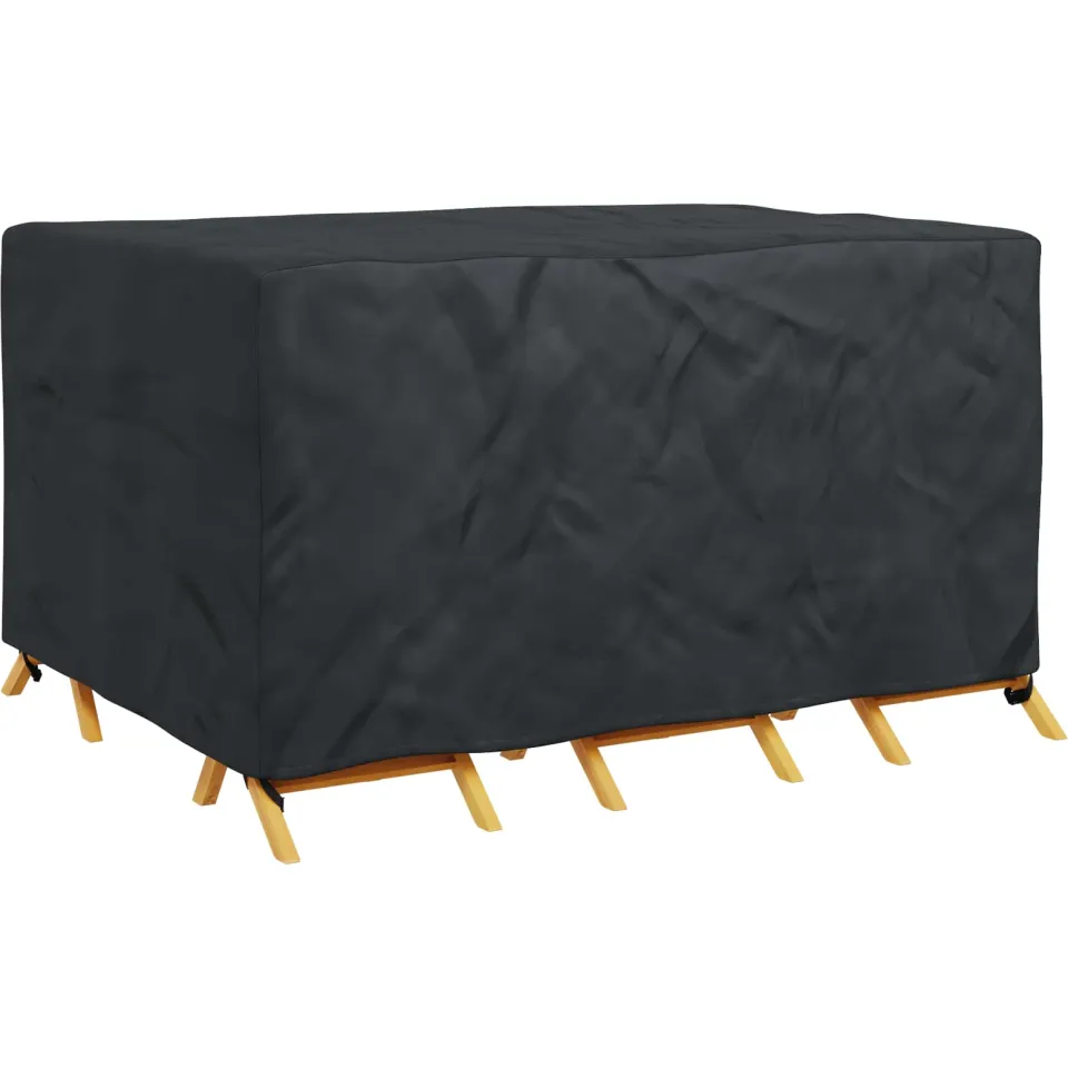 vidaXL Meubelhoes Effen Zwart 180 x 140 x 90 cm, foto 2