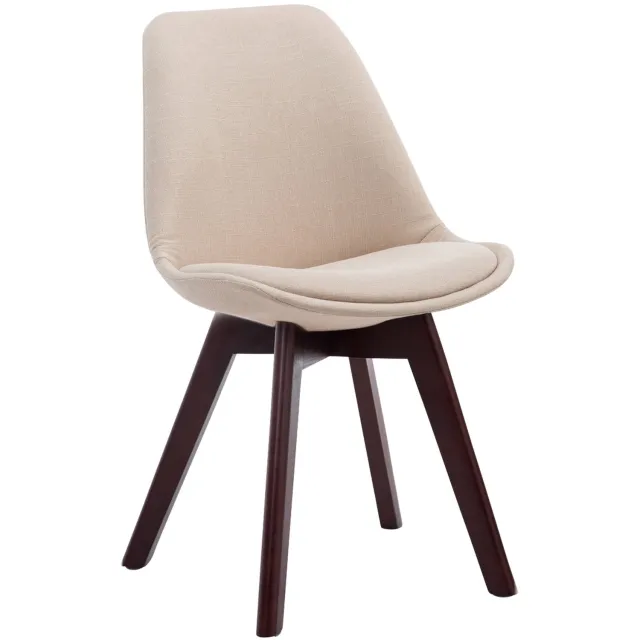 Luxe Comfort Bezoekersstoel - Stof - Crème