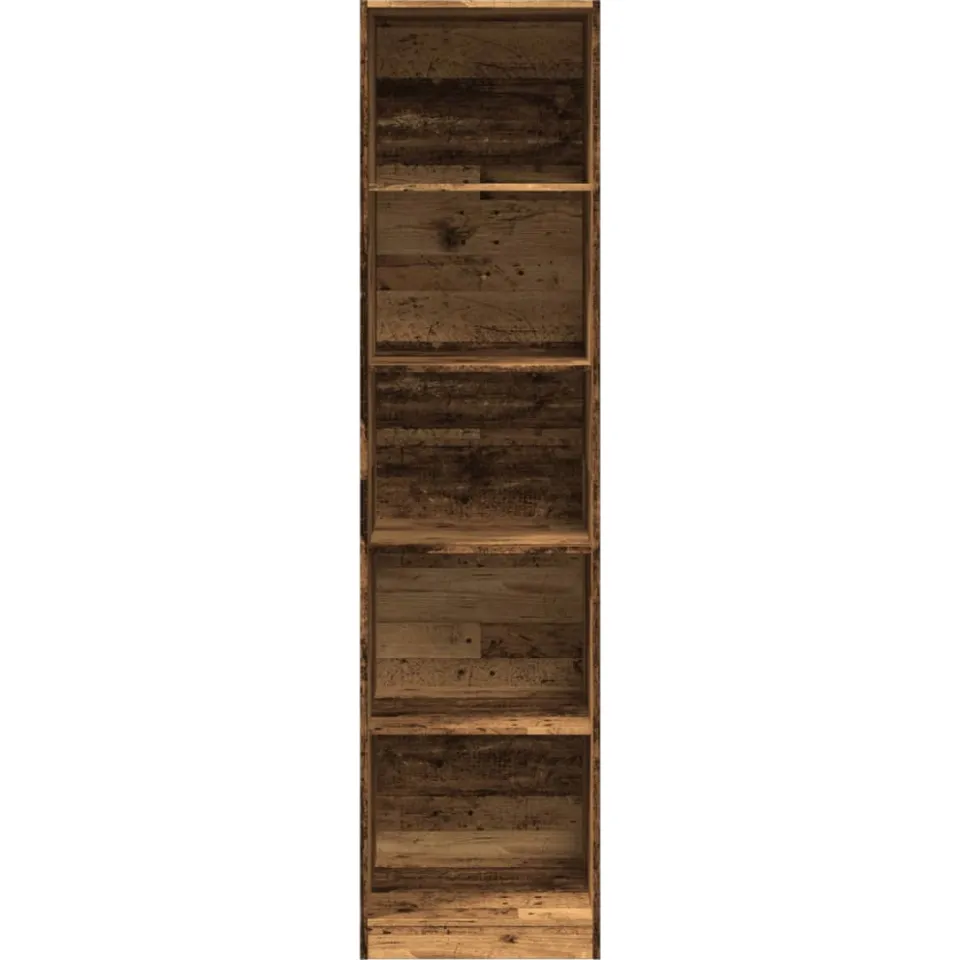 vidaXL Kledingkast 50x50x200 cm bewerkt hout oud hout Bruin