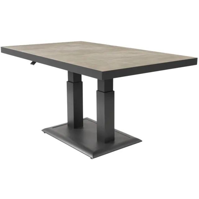 LES Lesli Living Loungetafel Verstelbaar Murcia 140X85 CM Antraciet