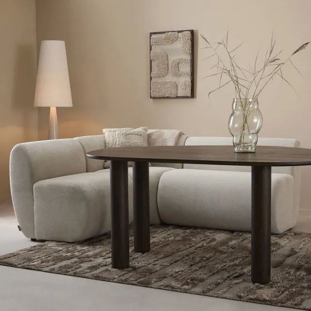 Studio LIVIT Delia eetkamerbank beige, foto 2