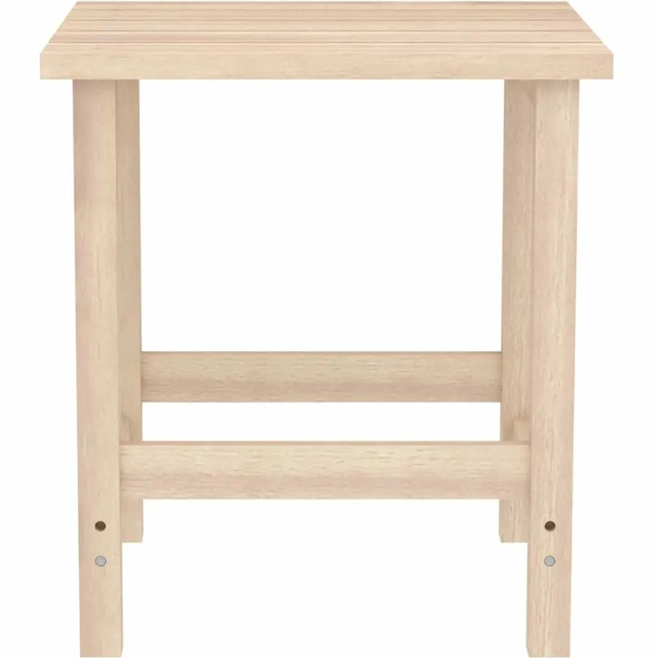 vidaXL Tuinstoel Adirondack met tafel massief vurenhout crème, foto 4