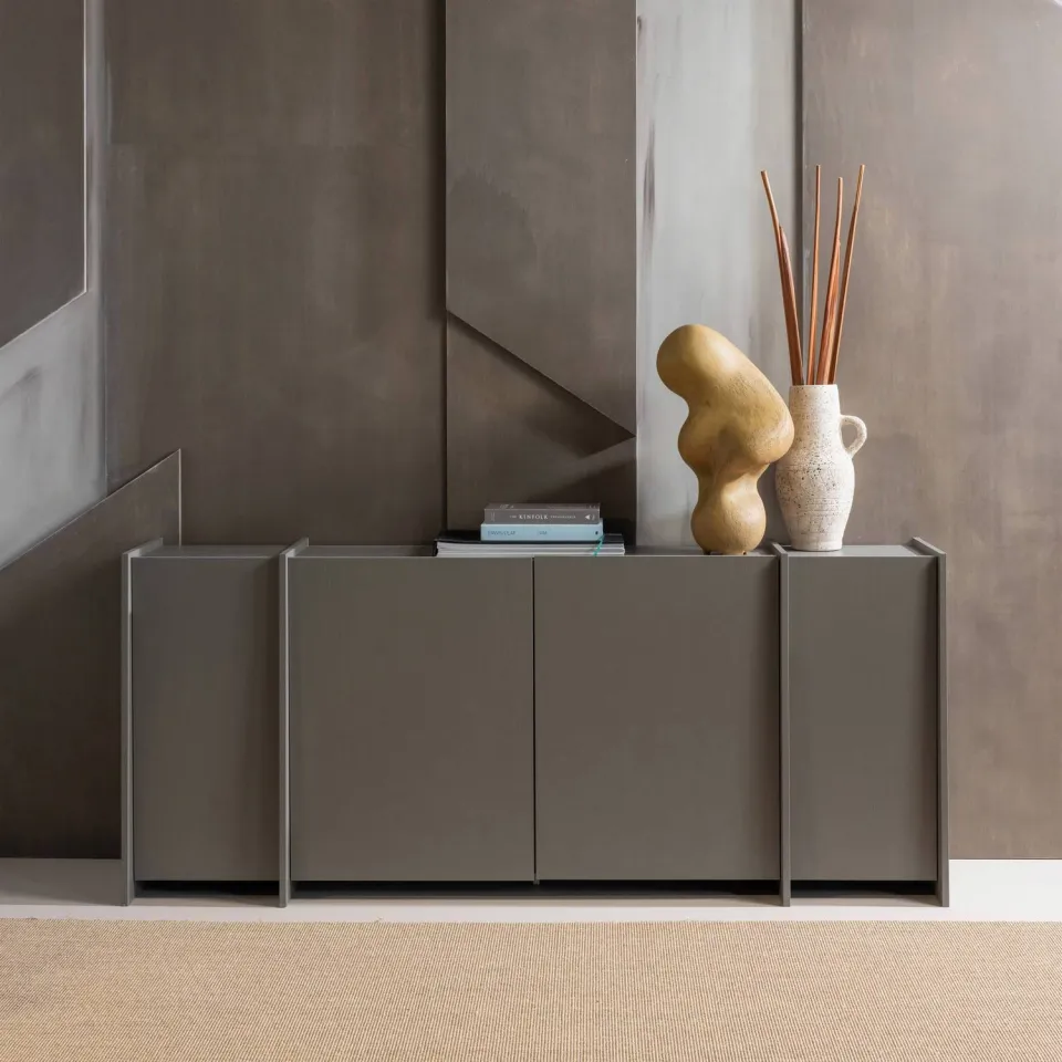 WOOOD Brock dressoir warmgrijs warm grey, foto 5