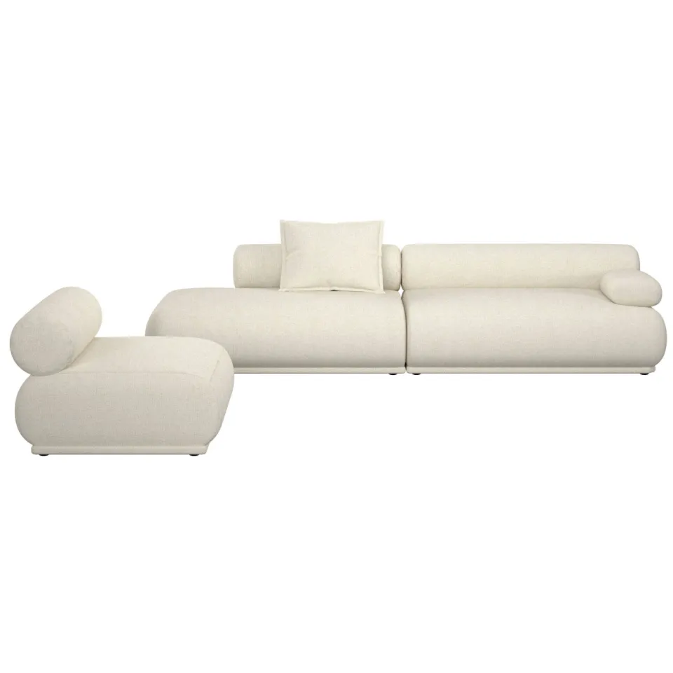 Zuiver Rembrandt 4-zitsbank links beige, foto 4