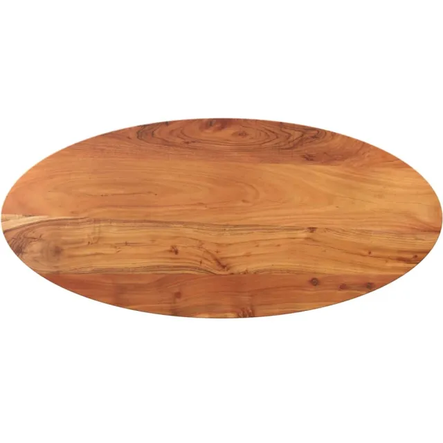 vidaXL Tafelblad ovaal 140x50x2,5 cm massief acaciahout Bruin