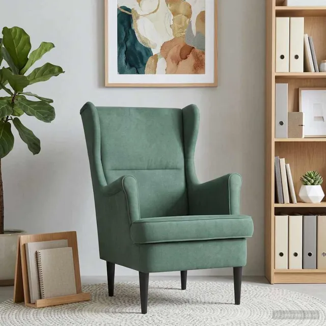 vidaXL Fauteuil Zeegroen Fluweel