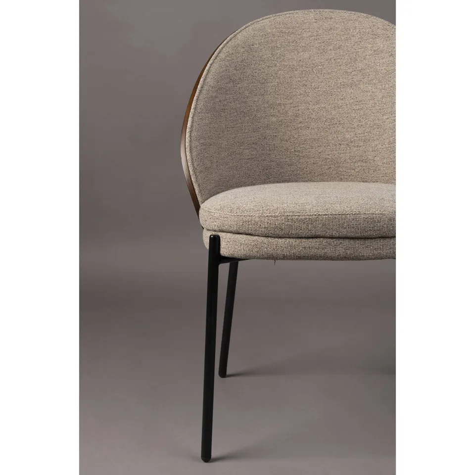 Dutchbone Rodin eetkamerstoel beige, foto 6