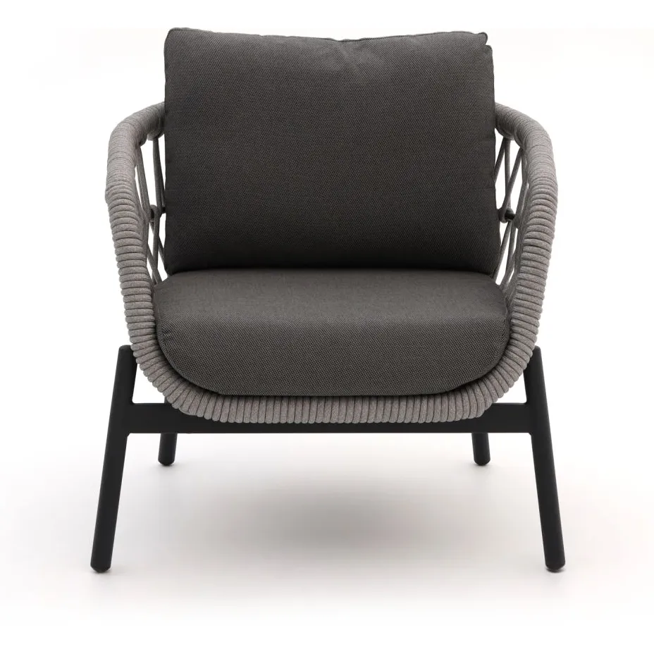 Bellagio tuinmeubelen Bellagio Cupello hoek loungeset 5-delig grijs, foto 4