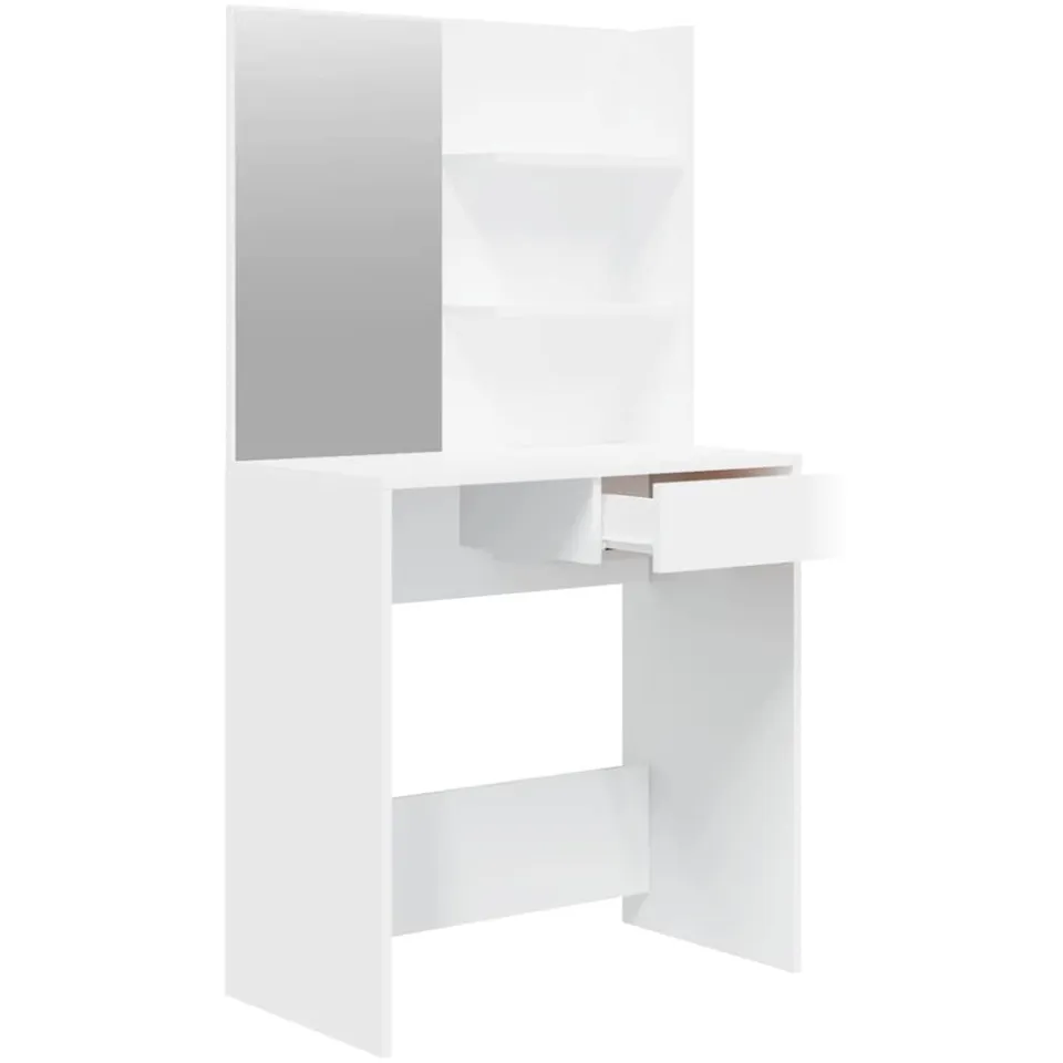 vidaXL Kaptafelset 74,5x40x141 cm wit, foto 3