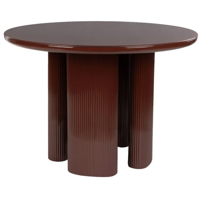 Housecraft Living rechthoekige houten eettafel Timo 110x110 cm - rood