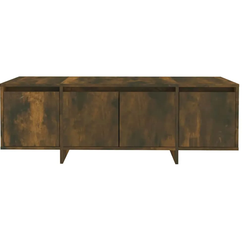vidaXL Tv-meubel 120x30x40,5 cm bewerkt hout gerookt eikenkleurig, foto 4