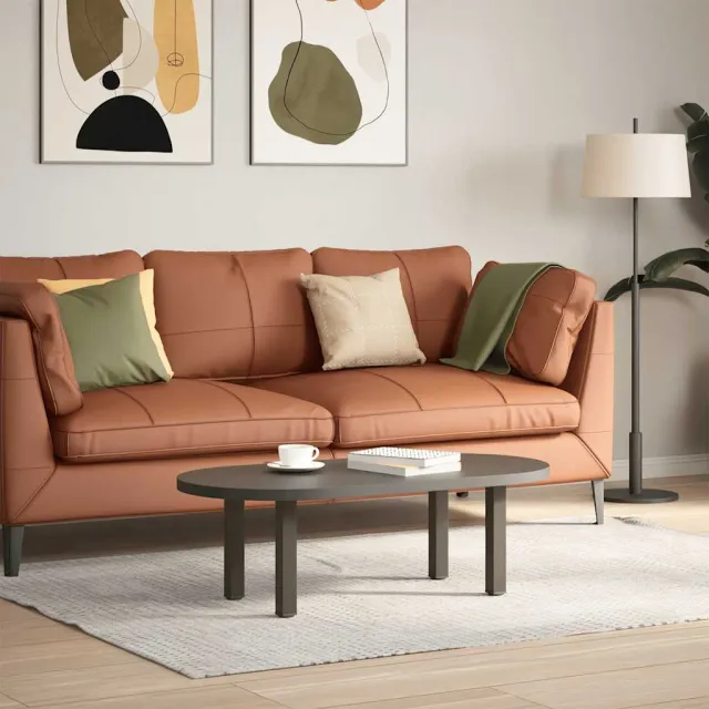 vidaXL Salontafelpoten 4 st 42-44 cm staal naturel Bruin
