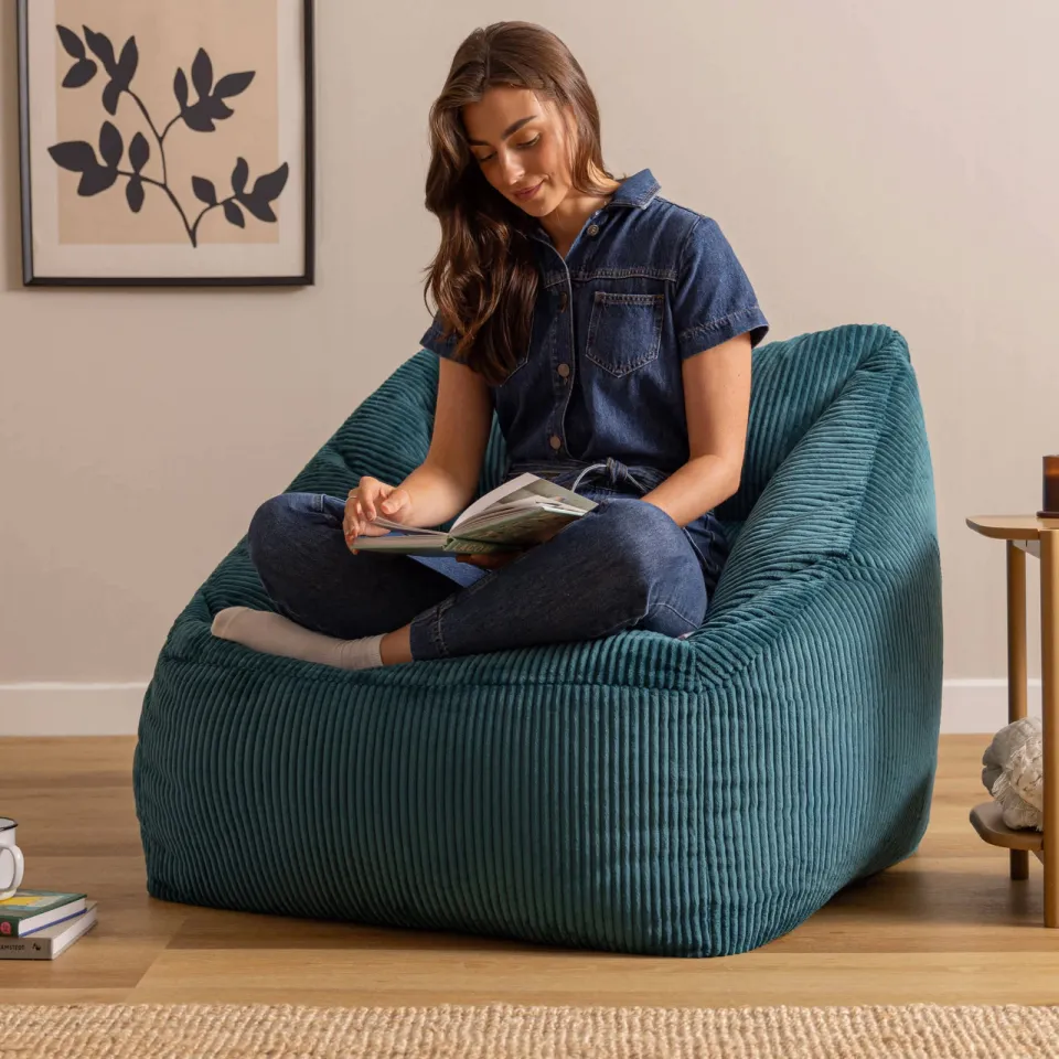 iCON Zitzak Fauteuil Natalia blauwgroen, foto 3