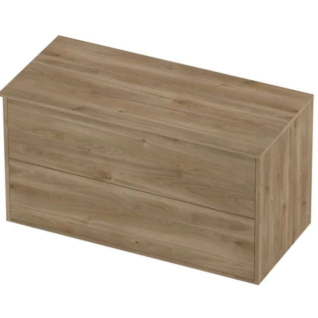 Proline Deck Badmeubelset Voor Grepen Symmetrisch Kader 100x46x54 cm Cider Oak Eiken