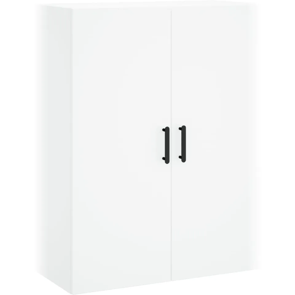 vidaXL Hangkasten 2 st 69,5x34x90 cm wit, foto 4