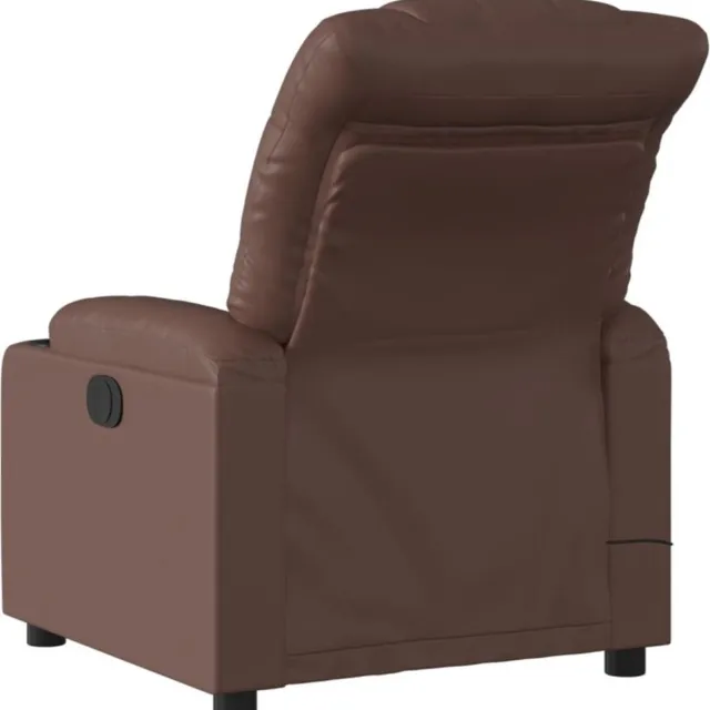 vidaXL Massagestoel - verstelbaar - kunstleer - bruin