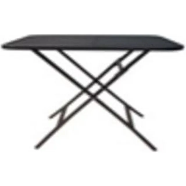 Lesliliving Klaptafel metaal Grijs 110x70cm