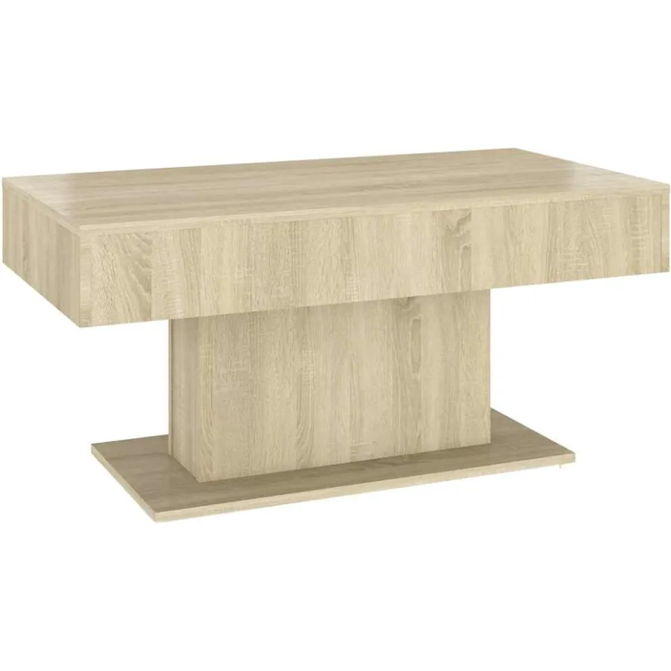 vidaXL Salontafel 96x50x45 cm bewerkt hout sonoma eikenkleurig, foto 3