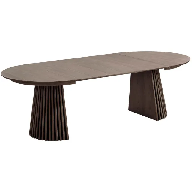 House Nordic Eettafel Osaka - Bruin Uitschuifbaar - 120-240cm