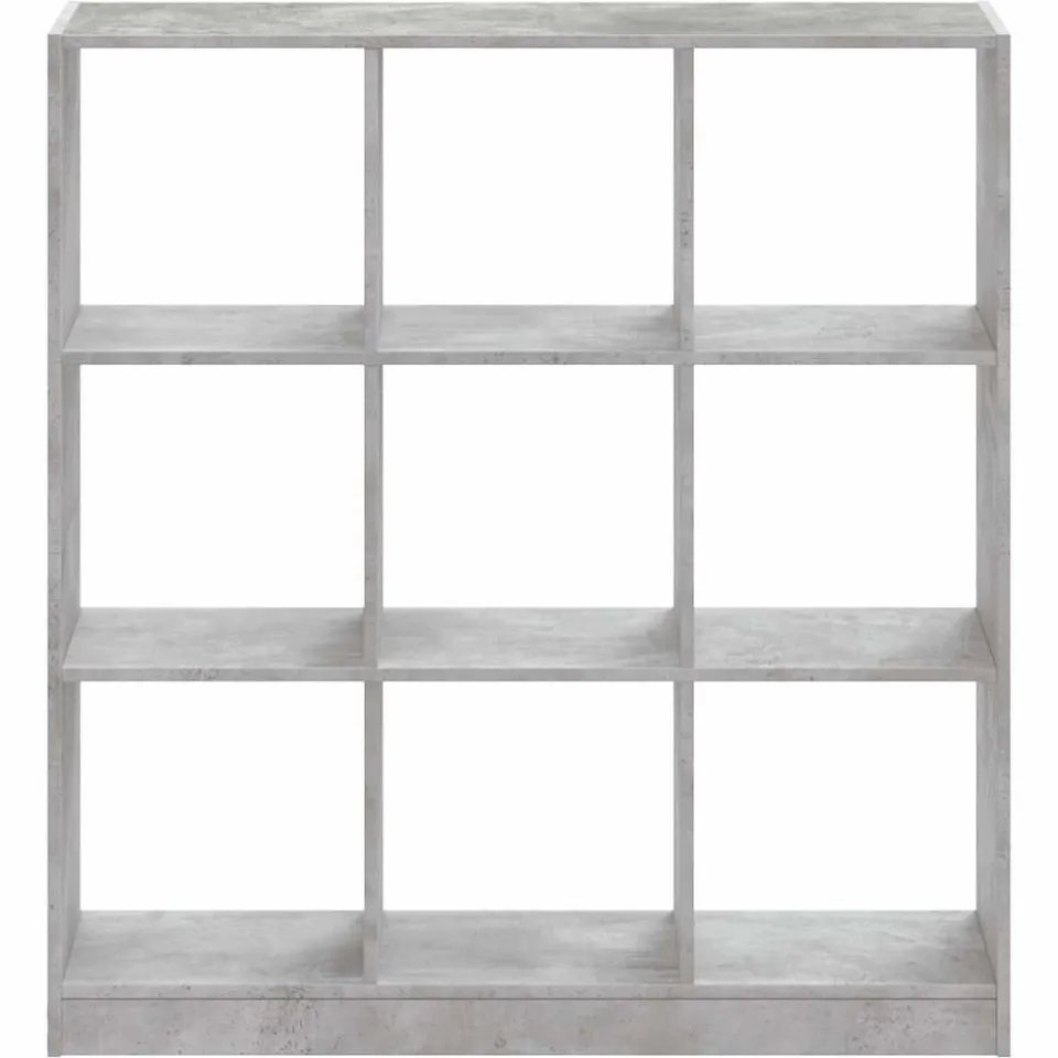 vidaXL Boekenkast 102x32x108 cm bewerkt hout betongrijs grijs, foto 4