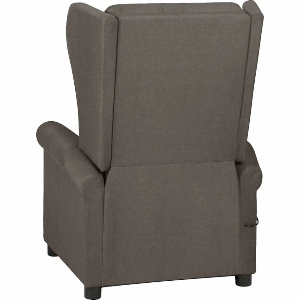 vidaXL Massagestoel stof bruin, foto 3