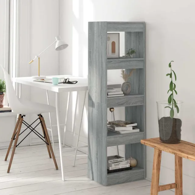 vidaXL Boekenkast/kamerscherm 40x30x135 cm grijs sonoma eikenkleurig, foto 2