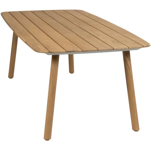 Normin Rechthoekige tuintafel Es Vedra 220 cm | 6 personen | Naturel | Teakhout