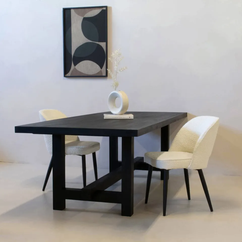 Giga Meubel Eettafel Frans - Mangohout - 240cm, foto 4