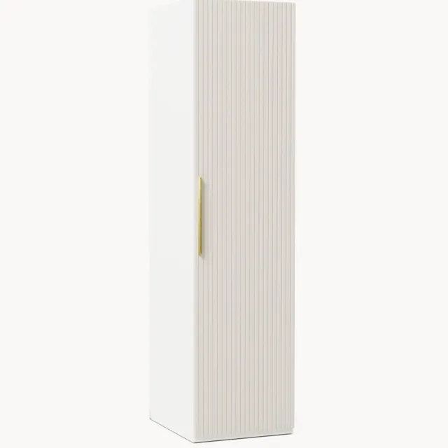 Westwing Collection Modulaire draaideurkast Simone, 50 cm breed, in verschillende formaten Beige