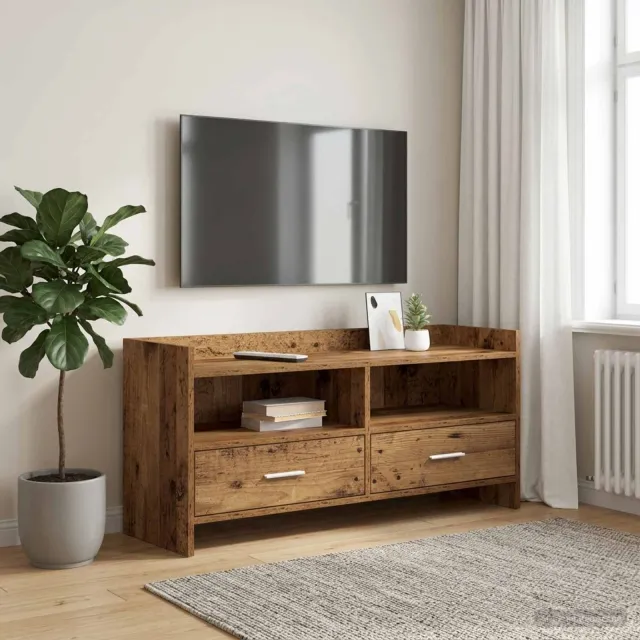 vidaXL TV-kast 100 x 33 x 47 cm Oud hout Bewerkt hout Bruin
