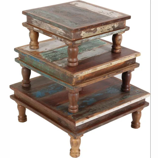Casa Moro Shabby Chic tafel Siera set van 3 zie afbeeldingen en beschrijving