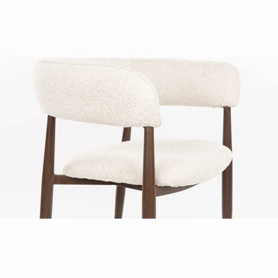 Housecraft Living Stanley eetkamerstoel met armleuningen bruin, foto 5