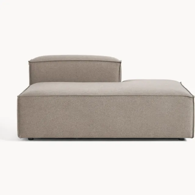 Westwing Collection Chaise module Lennon Taupe