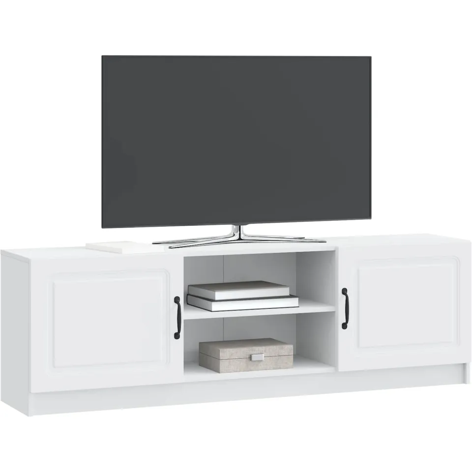 vidaXL TV-kast Wit 150 x 31 x 47 cm Bewerkt hout