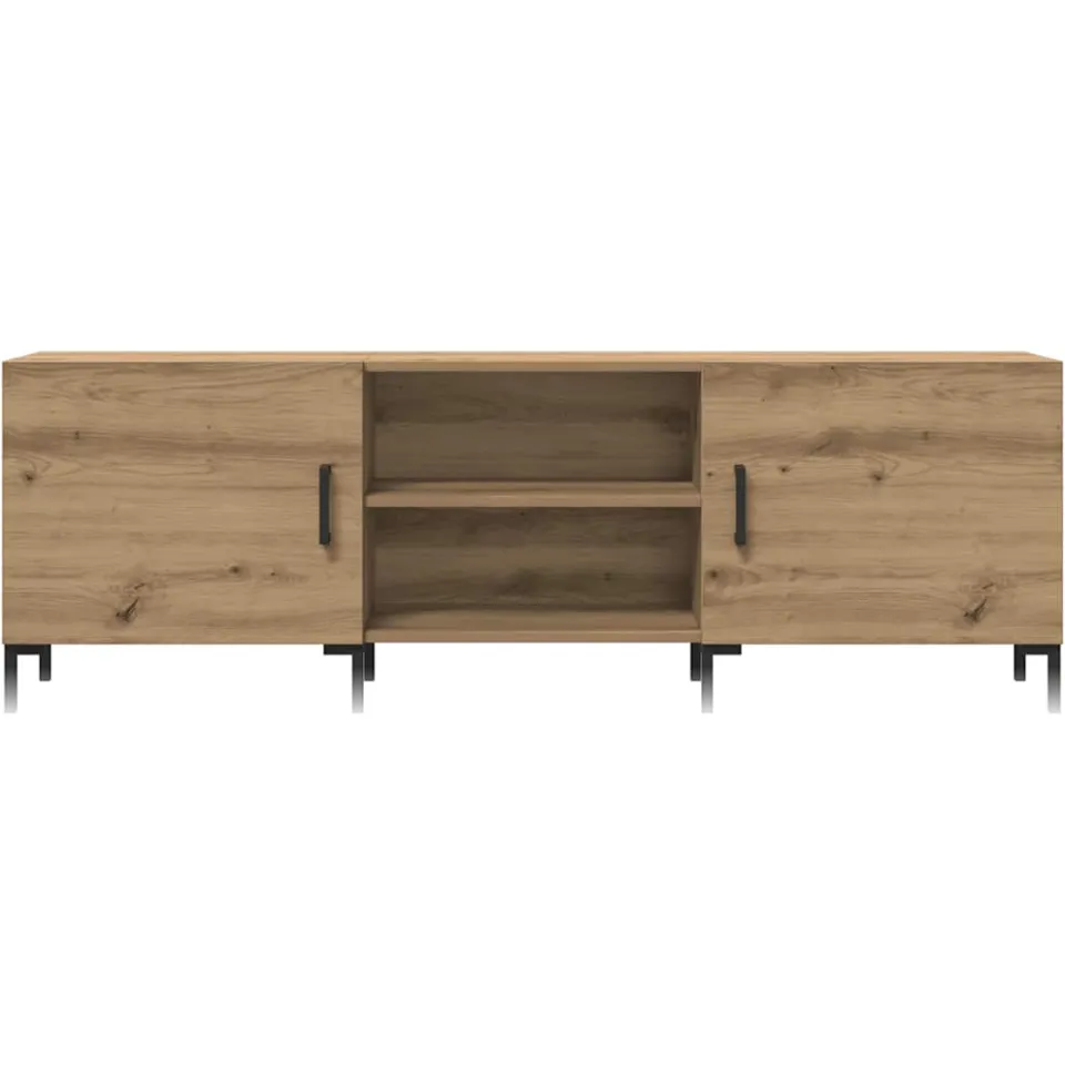 vidaXL Tv-meubel 150x30x50 cm bewerkt hout artisanaal eikenkleurig, foto 4