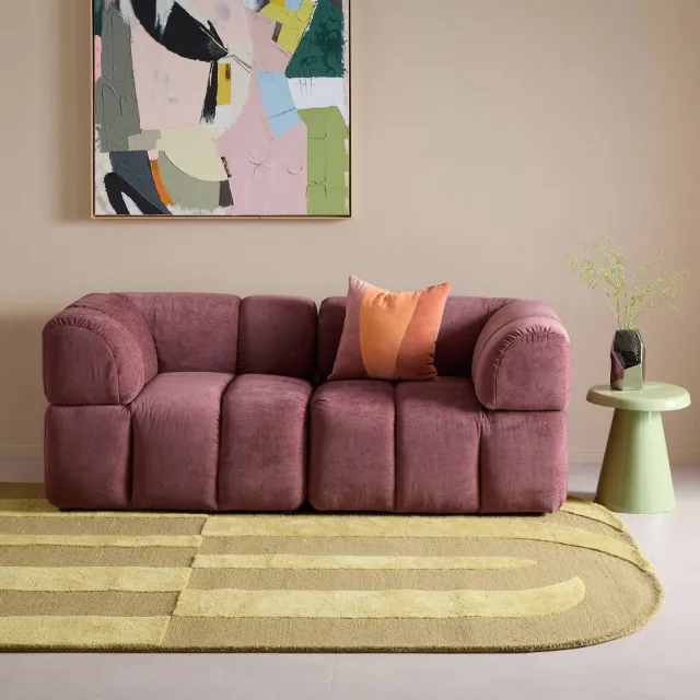 NOUS Living 2-zitsbank Nobu - roze, foto 2
