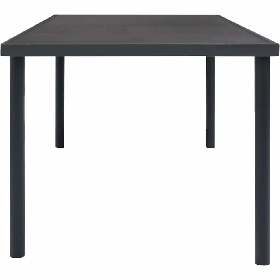 vidaXL Tuintafel 190x90x74 cm staal antracietkleurig, foto 2