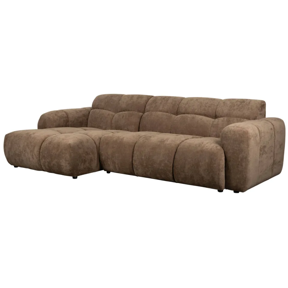 Housecraft Living Vento hoekbank - bruin, foto 4
