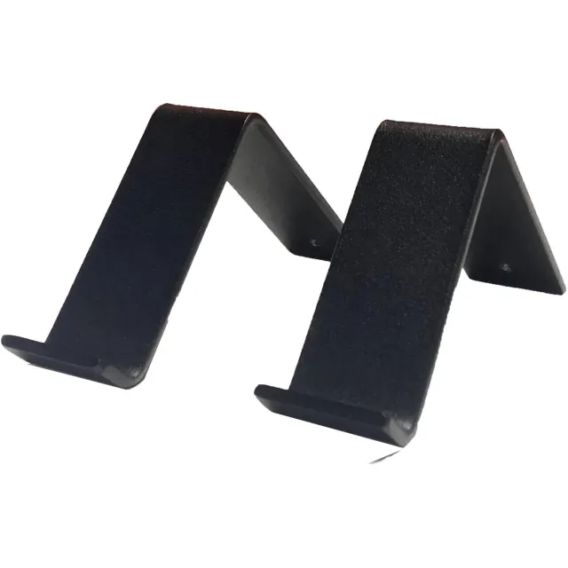 Wovar Plankdrager Zwart Industrieel 15 x 10 cm | T3 | Set 2 Stuks ZwartZwart