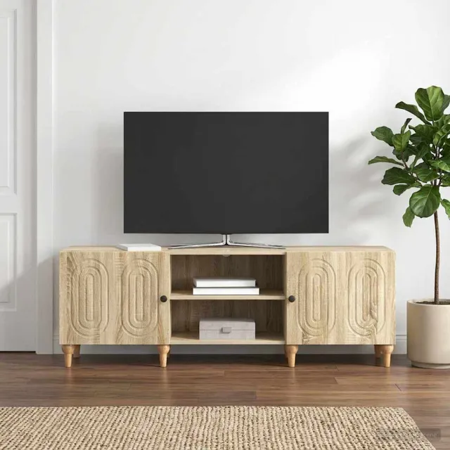vidaXL TV-kast 150 x 31 x 50 cm Sonoma Eiken Bewerkt hout Bruin