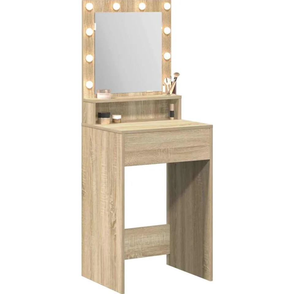 vidaXL Plafondtafel Sonoma Eiken 50 x 41 x 135 cm Bewerkt hout Bruin